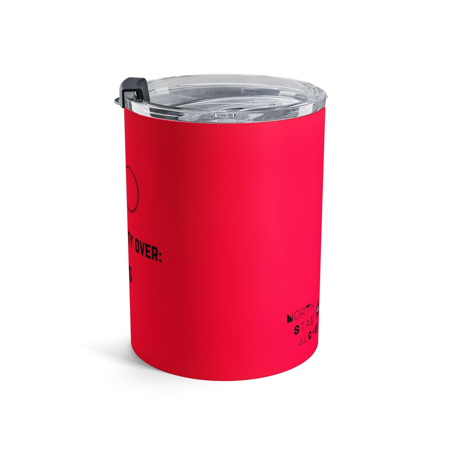 10oz Insulated Tumbler — "I Choose Clarity Over Chaos" Motivational Travel Cup