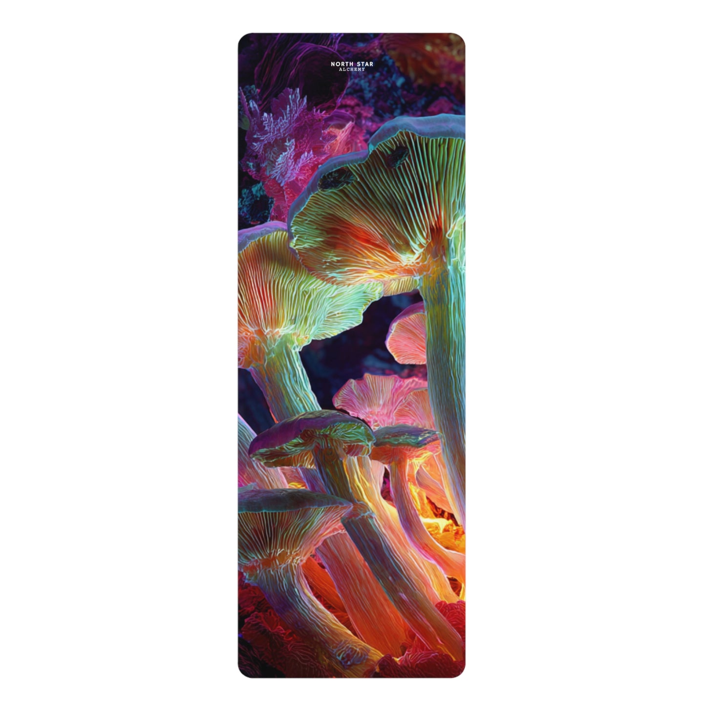Mushy Mat Trippy Floral Rubber Yoga Mat