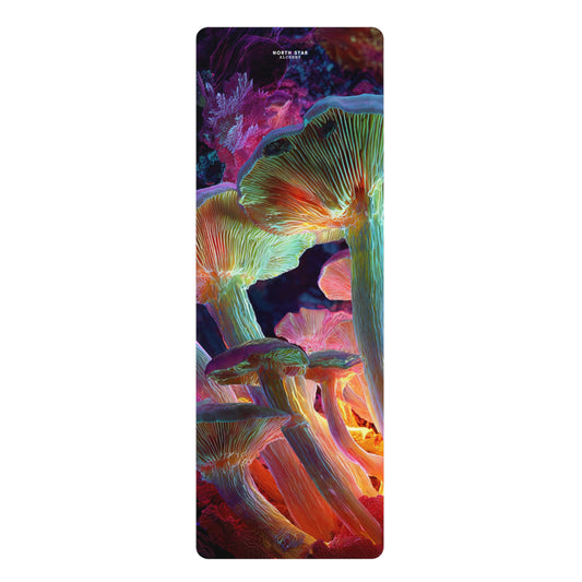 Mushy Mat Trippy Floral Rubber Yoga Mat