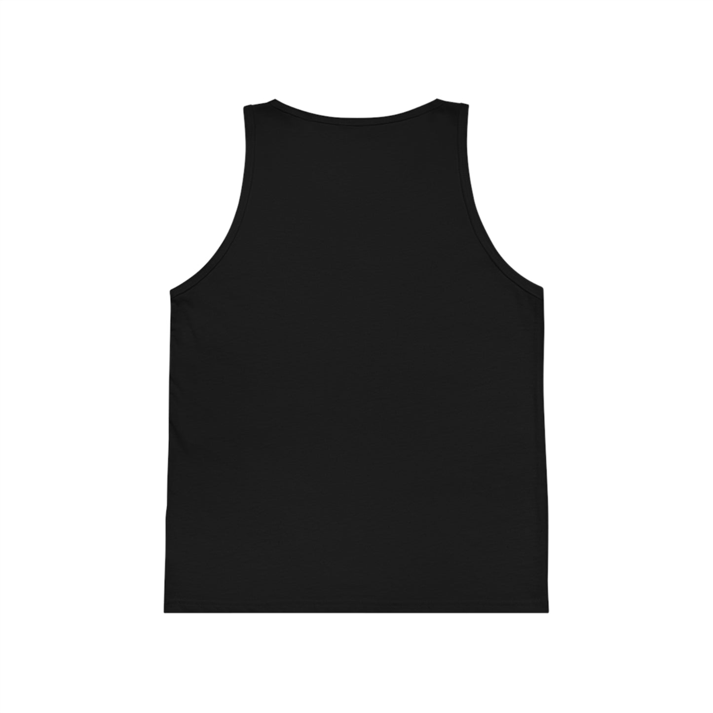 Lucky Kids Tank Top — 'Lucky' with Shamrock Youth Jersey Tank (St. Patrick's Day)