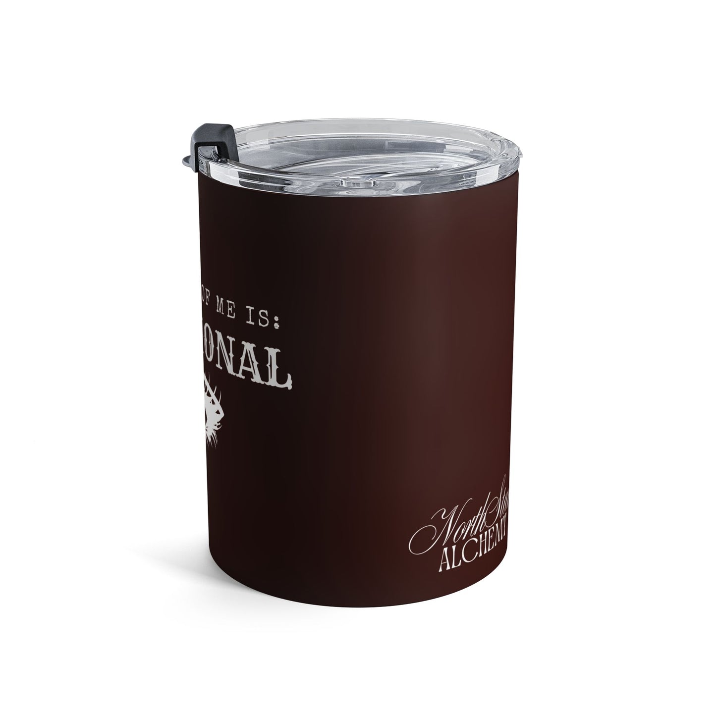 Intentional Eye 10oz Insulated Tumbler — Motivational Coffee Travel Mug