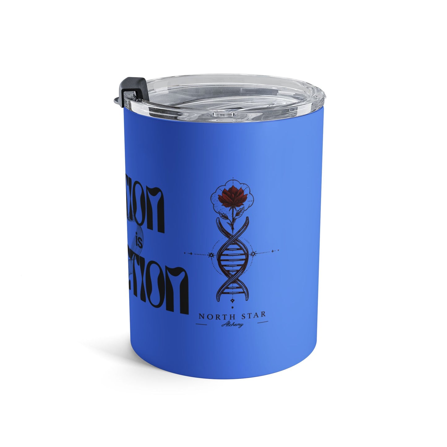 10oz Tumbler — “Rejection is Redirection” Motivational Travel Mug
