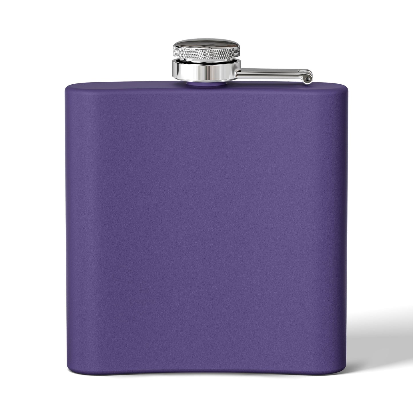 Aqua Stainless Steel Flask — "Northstar Alchemy" 6oz Hip Flask