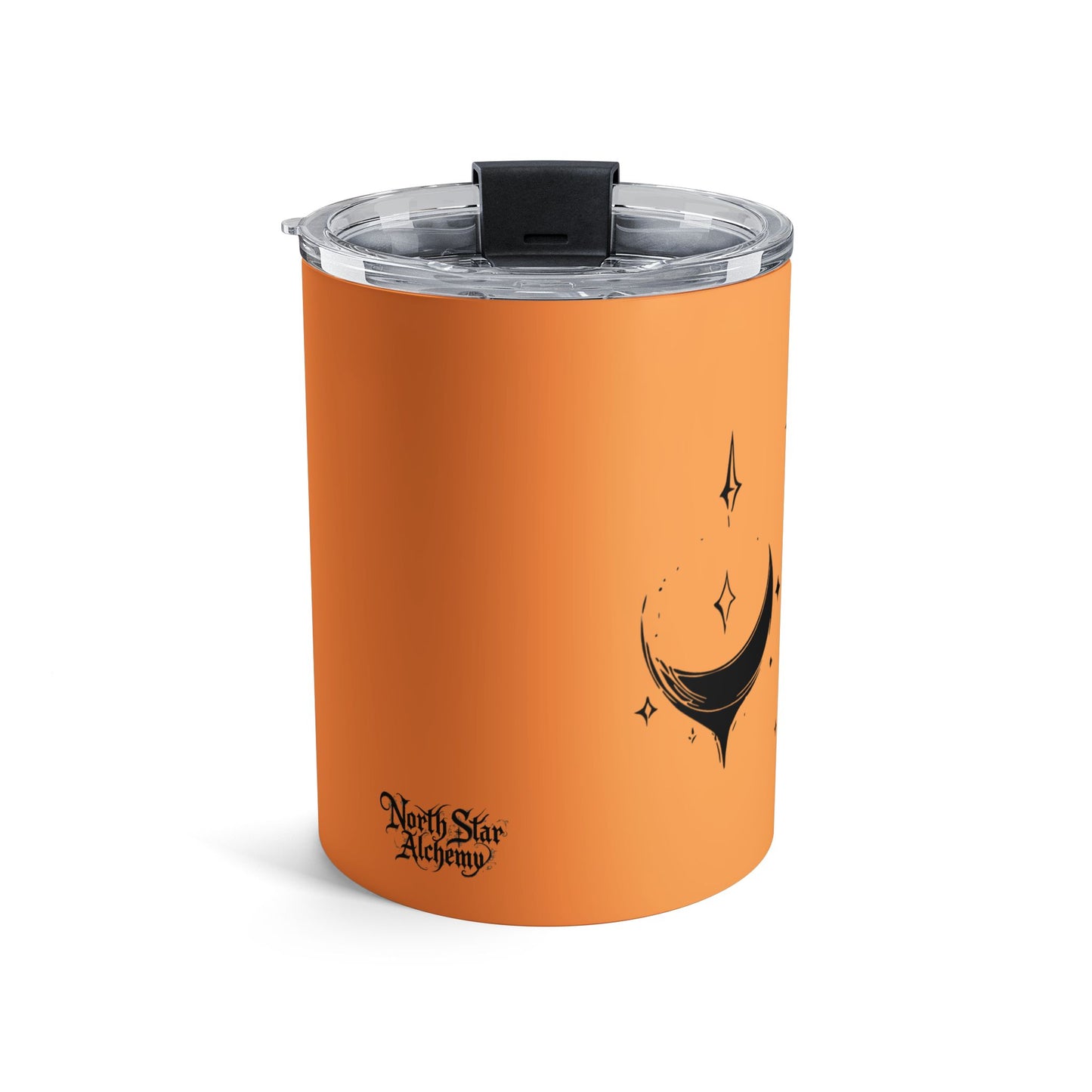 Affirmation Tumbler 10oz — "I Am Allowed to Take Up Space" Orange Travel Cup