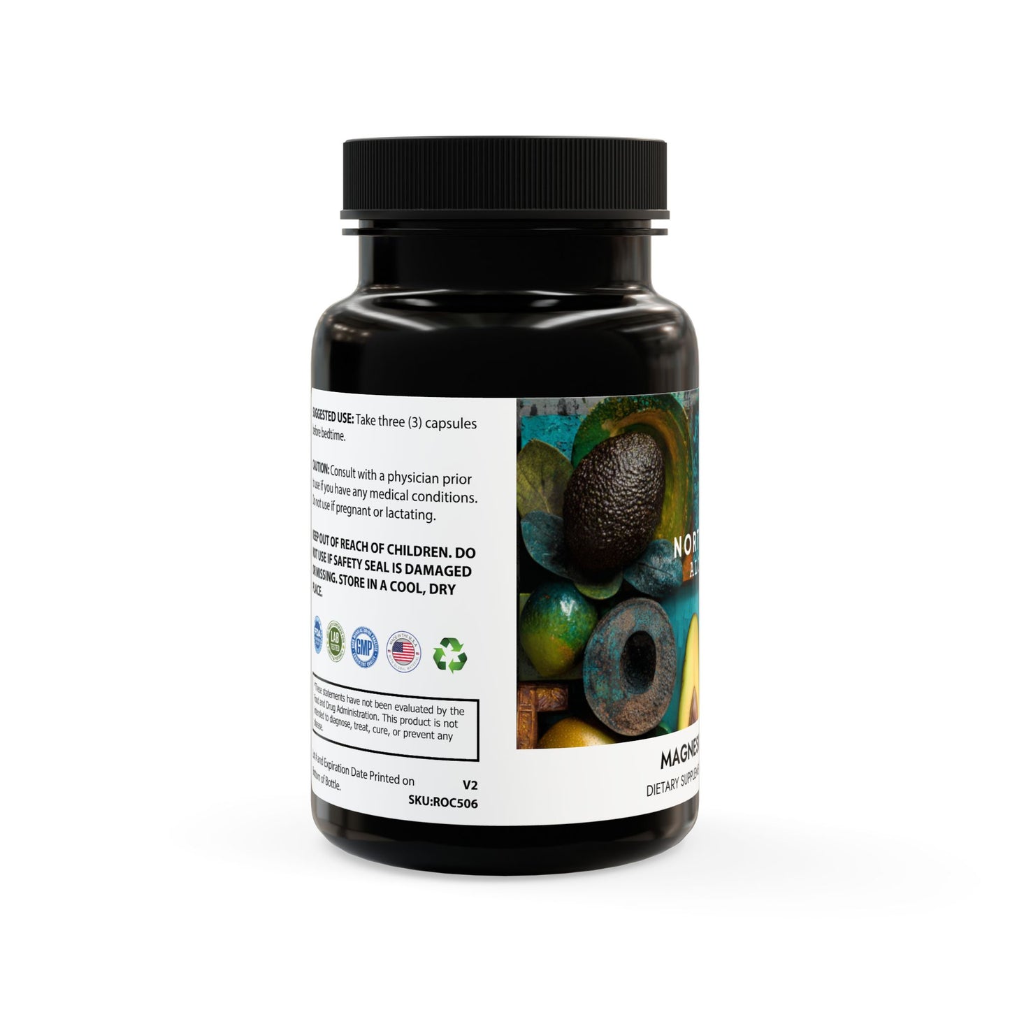 Magnesium Zinc Supplement (90 Capsules)