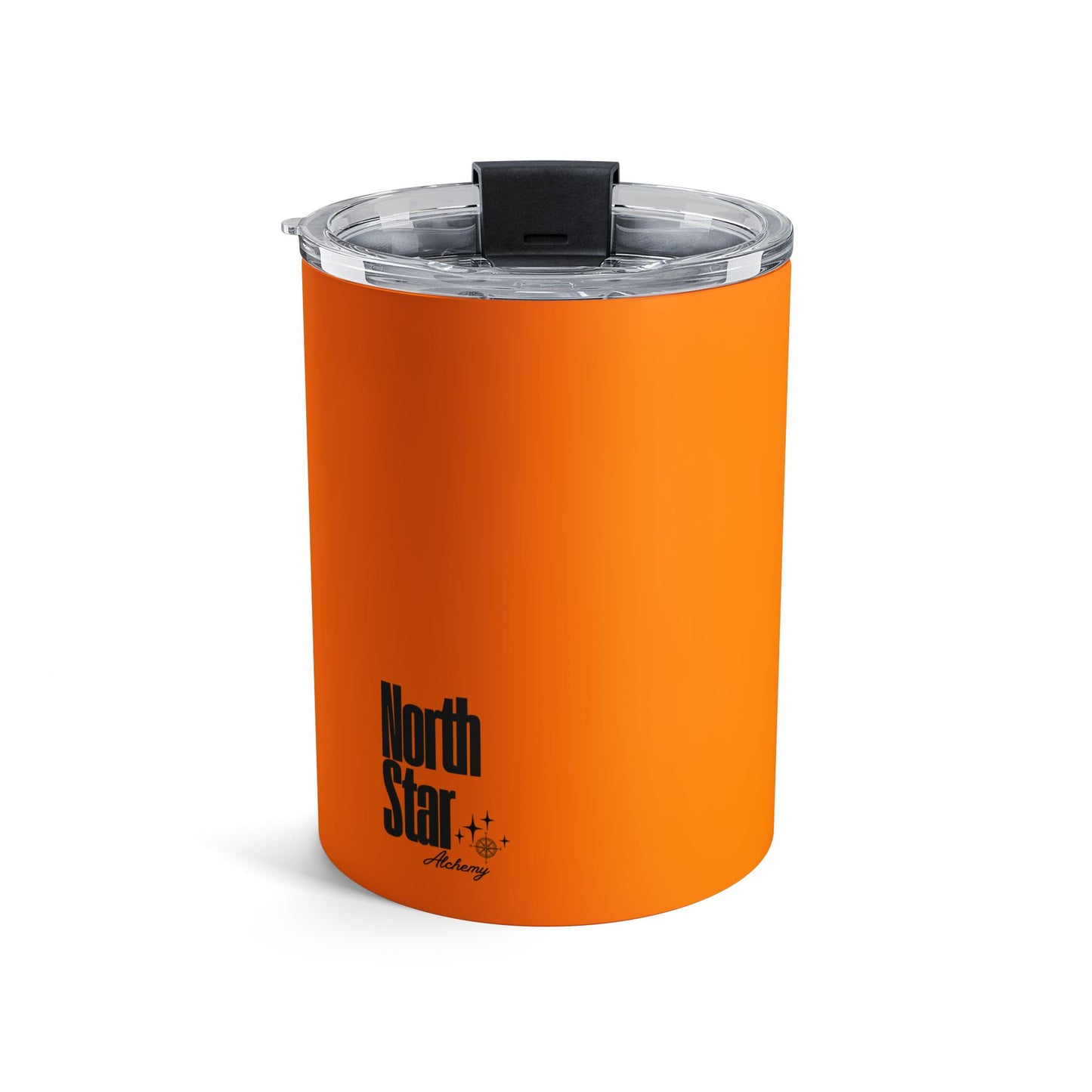 Orange 10oz Tumbler — "I Choose Alignment Over Urgency" Inspirational Travel Mug